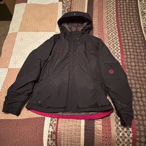 Women's Columbia Black Hooded Jacket